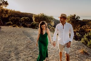 Sunset couple photoshoot Deia Mallorca