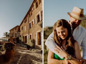 Sunset couple photoshoot Deia Mallorca