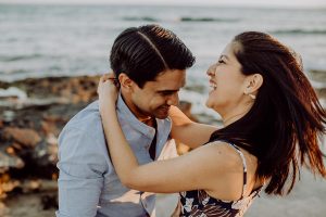 Sunset engagement photographer Mallorca