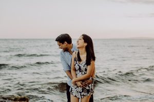Sunset engagement photographer Mallorca