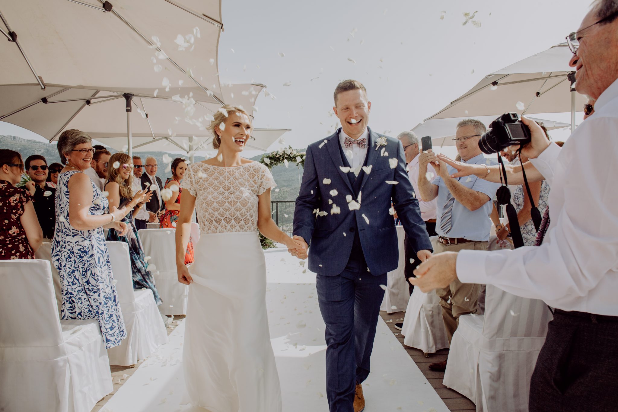 wedding at Jumeirah hotel port de soller